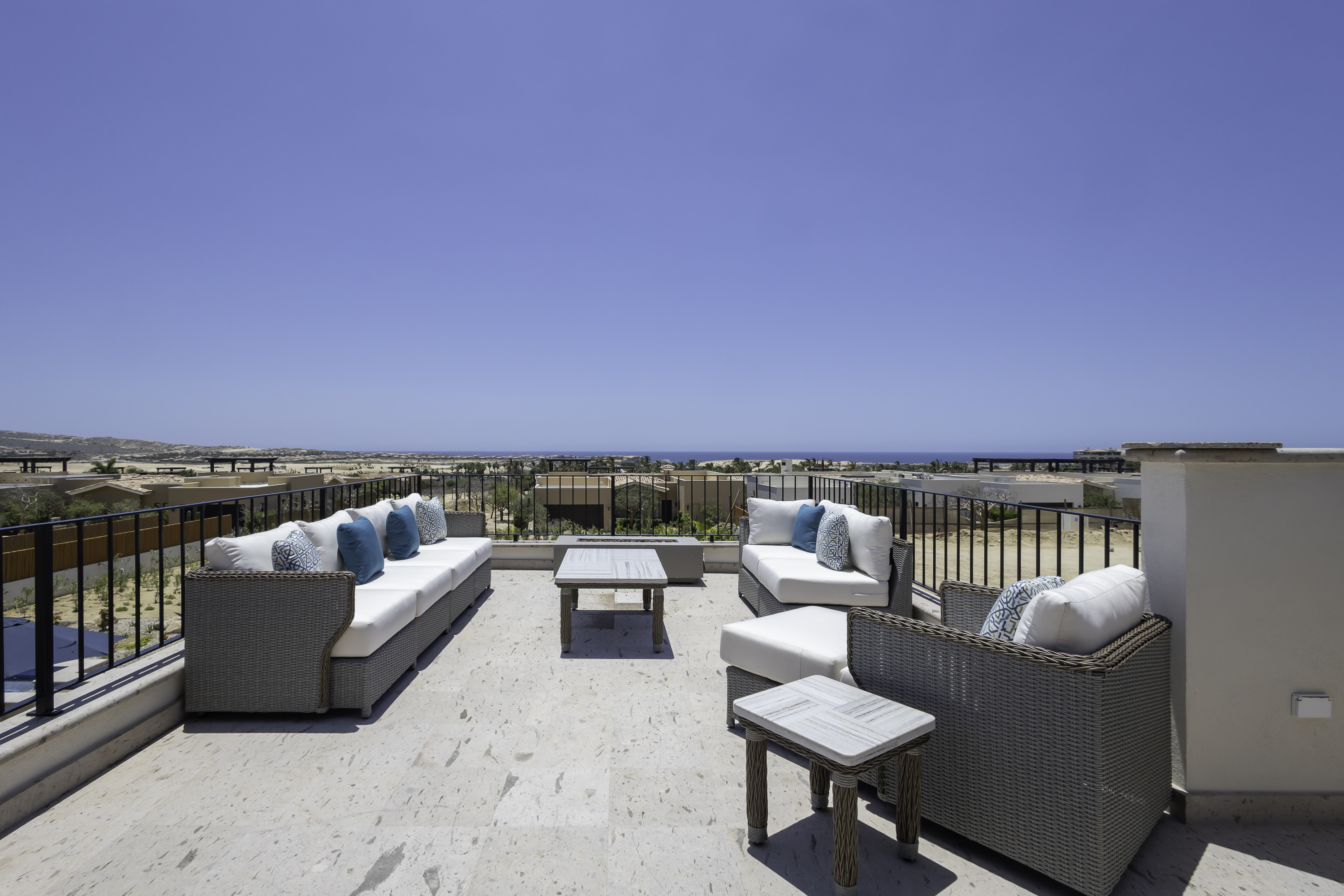 Terrace overlooking the property